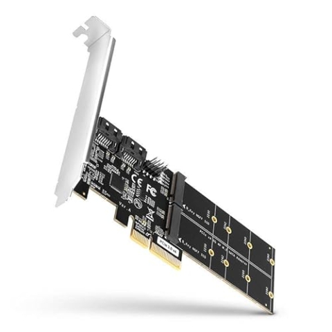 AXAGON PCES-SA4M2 PCIe Controller 2X internal SATA 6G Port + 2X internal M.2 B-Key SATA Port + LP