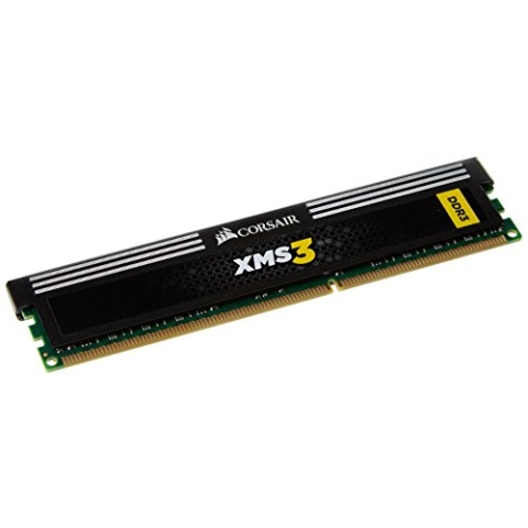 Corsair XMS3 4GB (1x4GB) DDR3 1333 MHz (PC3 10666) Desktop Arbeitsspeicher (CMX4GX3M1A1333C9)