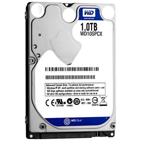 Western Digital WD10SPCX 2.5 1000 GB Serial ATA150 5400 TRS/min