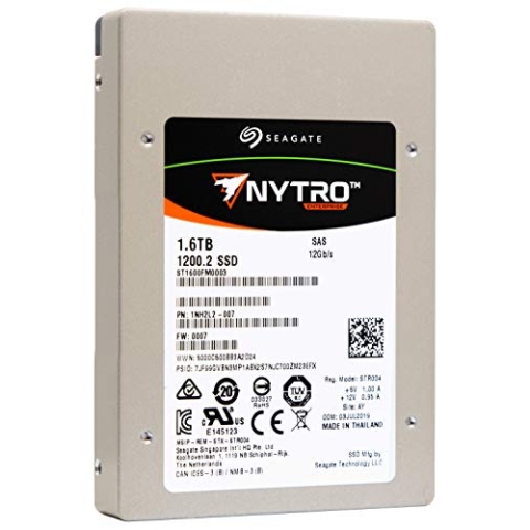 Seagate 1200.2 SSD 1600GB Dual 12Gb/s SAS 4096MB cache 6,4cm (2,5") NAND Flash Type eMLC Consistent Performance