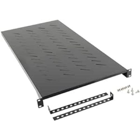 LANBERG Festplatte 1U 483 x 900 mm bis 25 kg Rack 19 Zoll schwarz