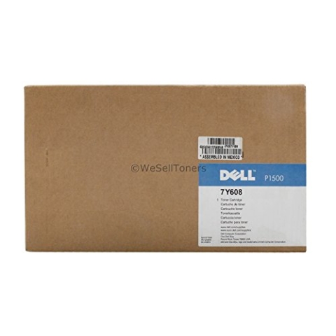 Dell 7Y608 Standard Capacity Toner Cartridge für P1500 Laser Printer, Use and Return, 3000 Seiten, schwarz