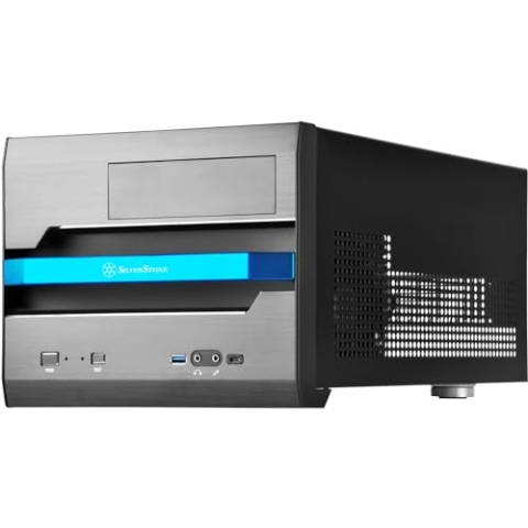 SilverStone SST-SG12B - Sugo Micro ATX Cube Gehäuse, schwarz