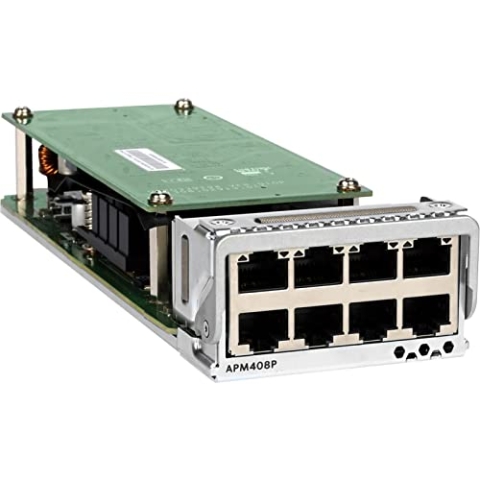 Netgear apm408p-10000s 8 x 100 m/1G/2.5G/5G/10gbase-t PoE + Port Card für M4300–96 x