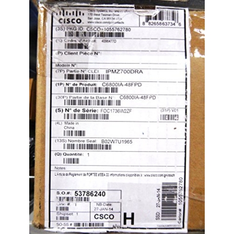Cisco Catalyst 6800ia - Switch - verwaltet - 48 x 10/100/1000 (PoE+) + 2 x 10 Gigabit SFP+ - Desktop, an Rack montierbar, wandmontierbar - PoE+