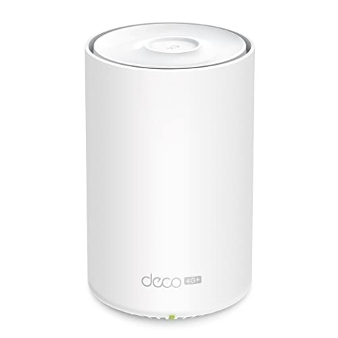 TP-Link Deco X50-4G LTE WLAN Router, 4G + Cat6(300 Mbit/s im Download), AX3000 Dual-Band WiFi 6, 3* Gigabit Ports, Unterstützt die TP-Link Mesh-Technologie