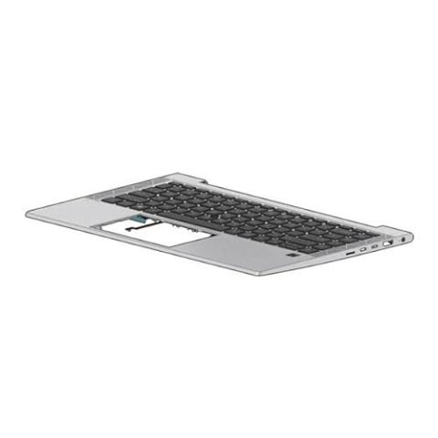 HP Top Cover W/Keyboard DSC BL SP, M44366-071