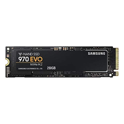Samsung MZ-V7E250BW 970 EVO 250 GB NVMe M.2 Interne SSD Schwarz