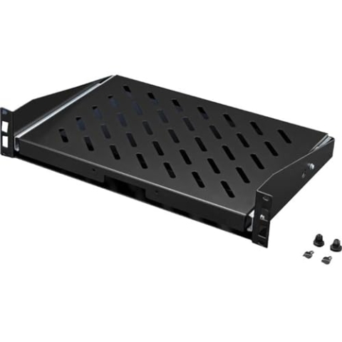 RITTAL Geraeteboden ausziehbar 2 HE 25 kg Tiefe 350 mm RAL 9005