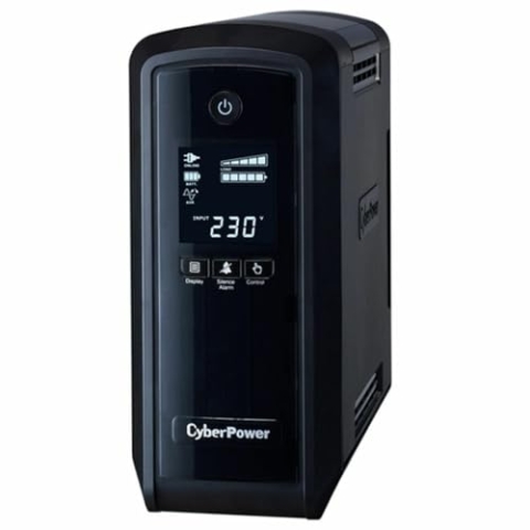 CyberPower Systems USV CP 900EPFCLCD, CP900EPFCLCD-UK, schwarz, 900VA/540W