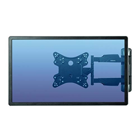 Fellowes TV/LCD/LED Monitor Wandhalterung, Full Motion, für Bildschirme von 58,42 cm - 139,7 cm (23-55 Zoll) und max. 35 kg, schwarz