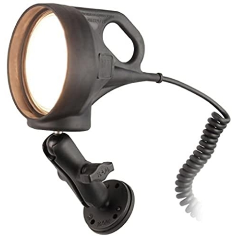 Ram Mounts RAM Spotlight with Mount & Magnetic Base, RAM-B-152-339 (& Magnetic Base)