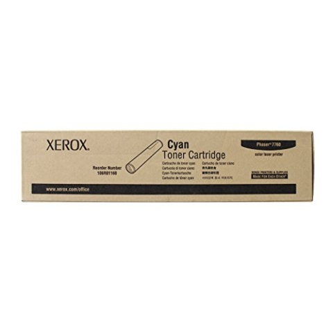 Xerox Phaser 7760 Cyan High Capacity Toner Cartridge (Up to 25,000 Pages) - 106R01160