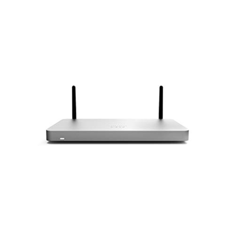 Cisco Meraki MX68CW-HW Firewall (Hardware) 450 Mbit/s Desktop – Firewall (Hardware) (450 Mbit/s, 200 Mbit/s, WLAN 5 (802.11ac), 50 Benutzer, IPSEC, kabelgebunden & kabellos)
