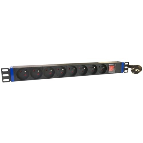 19 Zoll Steckdosenleiste mit Erdungsstift