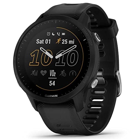 Garmin Forerunner 955 Schwarz, 1.3 Zoll, GPS-Uhr, wasserdicht, 32 GB Speicher, Afrika Karte, für Laufen/Joggen