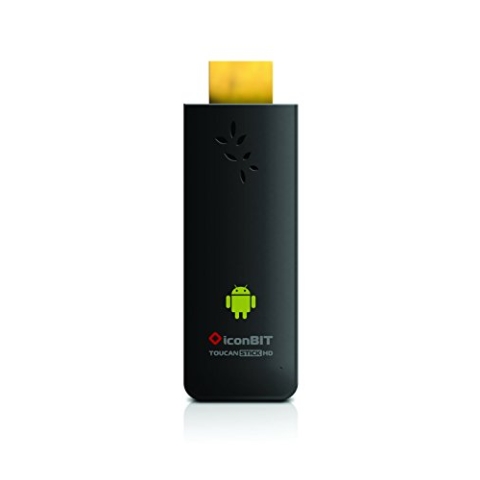 Iconbit Toucan Stick HD Mini-PC (ARM Cortex A8, 1GHz, 512MB RAM, 4GB Flash-Speicher, HDMI, USB, Android 4.1) schwarz