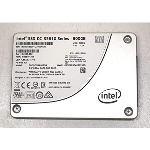 Intel SSDSC2BX800G4 S3610 Serie 800 GB 2,5 7 mm 20 NM
