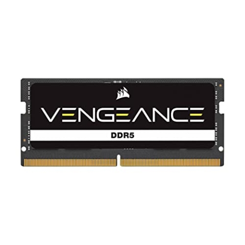 CORSAIR Vengeance SODIMM DDR5 RAM 32GB (1x32GB) 5200MHz C44-44-44-84 1.10V Intel XMP 3.0 Laptop-Speicher – Schwarz (CMSX32GX5M1A5200C44)