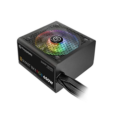 Thermaltake Smart BX1 RGB 650W PC Netzteil 80Plus Bronze Zertifiziert Schwarz