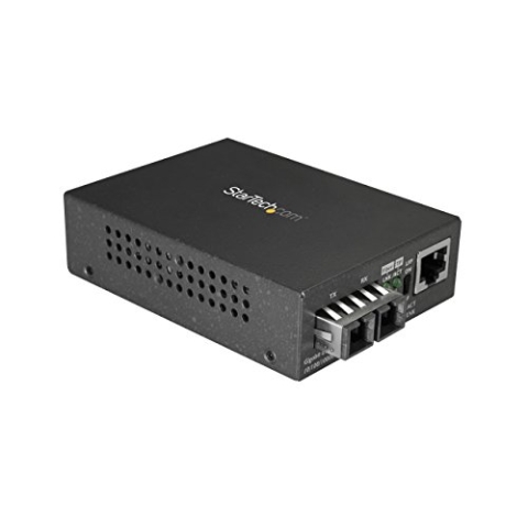 StarTech.com LWL Medienkonverter - 1000Base-SX - Multi Mode - 550m - SC Glasfaser auf Ethernet Konverter - LWL zu Kupfer Konverter