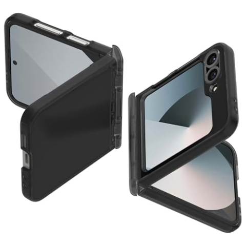 Spigen Ultra Hybrid Pro Hülle Kompatibel mit Samsung Galaxy Z Flip 6 -Frost Gray