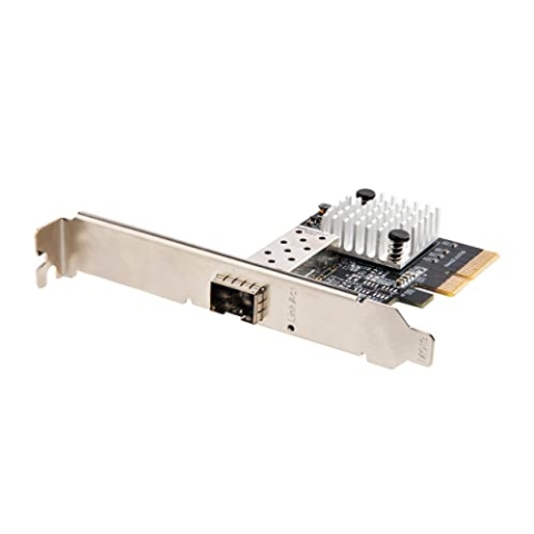 StarTech.com 10Gbe PCI Express SFP+ Netzwerkkarte - LWL Netzwerkkarte mit SFP+ Port - Open SFP+ für MSA-konforme LWL/Glasfaser/Kupfer Module/Direct-Attach Kabel - 10Gbit LWL PCIe NIC (PEX10GSFP)
