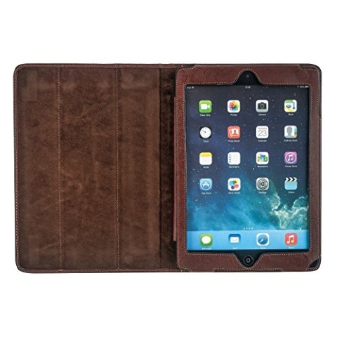 iPad Air case, Tablettasche - Vegetalle Collection - Tony Perotti Italy Farbe Dark Brown