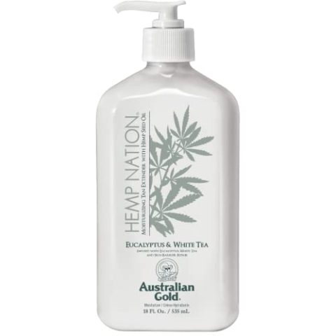 Australian Gold Hemp Nation Eucalyptus and White Tea Tan Extender 535ml