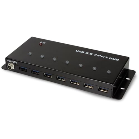 LogiLink - USB 3.0 Hub, 7-Ports, Industrieausführung