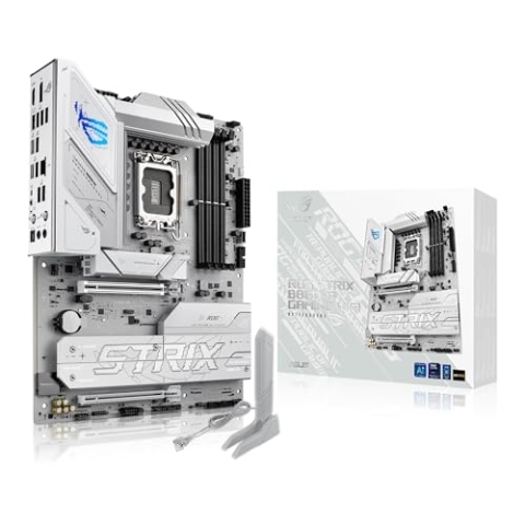 ASUS ROG Strix B860-A Gaming WiFi Mainboard Sockel Intel LGA 1851 (Intel B860, ATX, DDR5 Speicher, PCIe 5.0, WiFi 7, 3X PCIe 4.0 M.2, Aura Sync)