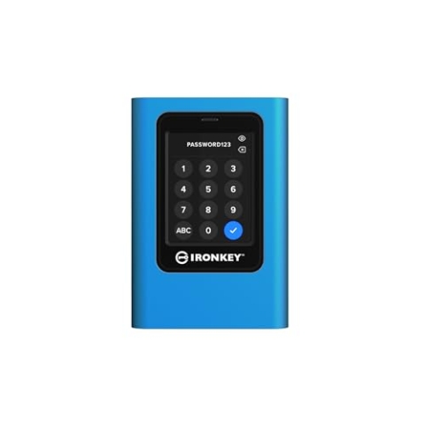 Kingston IronKey Vault Privacy 80 - Externe SSD - FIPS 197-zertifiziert mit XTS-AES-256-Bit-Verschlüsselung - Up to 230MB/s beim Lesen, 250MB/s beim Schreiben - IKVP80ES/7680G