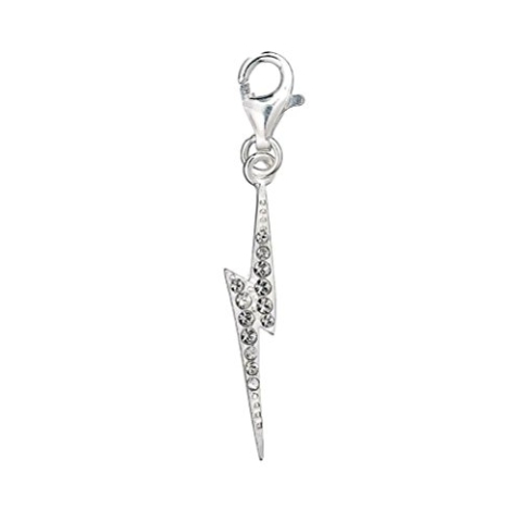 Harry Potter - Eclair Clip Charme + Eléments Cristal Pour Armband