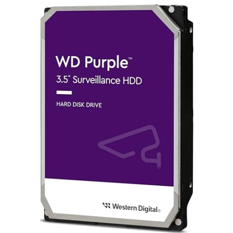 WD Purple interne Festplatte 1 TB (3,5 Zoll, 5400U/min, 360 TB/Jahr Workloads, SATA 6Gb/s, für Dauerbetrieb) violett