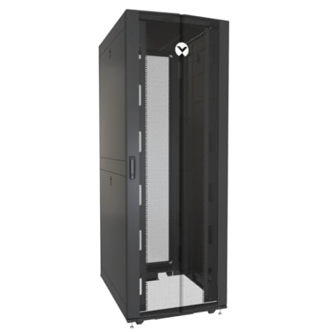 Vertiv Rack 48U 2265mm (96.16) H x 800mm (31.50) W x 1115mm, VR3157 (x 800mm (31.50) W x 1115mm (43.89) D with (1) 77% Perforated)