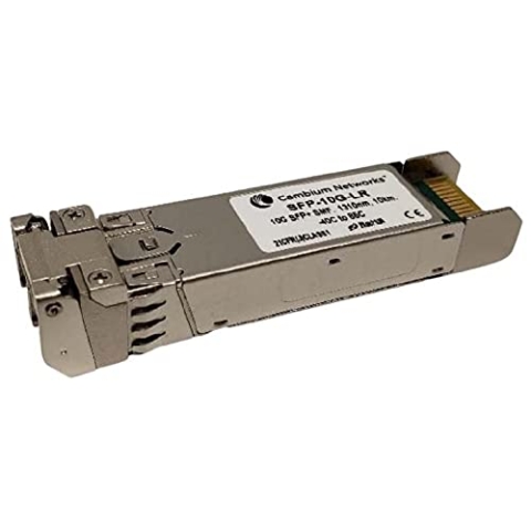 Cambium Networks 10G SFP+ SMF LR Transceiver, 1310nm. -40C to 85C, W125970370 (1310nm. -40C to 85C SFP-10G-LR, Fiber Optic, 11300 Mbit/s, SFP+, 10000 m, 1310 nm, 1.1 W)