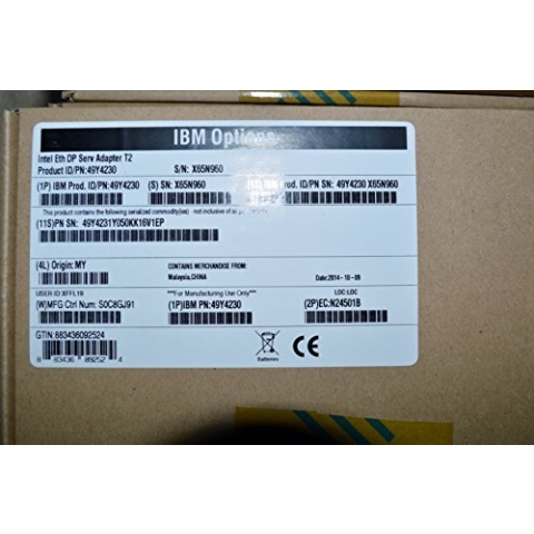 IBM Intel ETH. Dual Port SVR. Adpt **New Retail**, 49Y4230