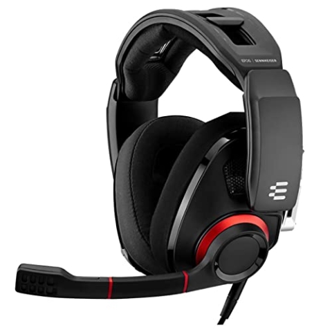 EPOS I Sennheiser GSP 500 Gaming Headset Kopfhörer, Geräuschunterdrückendes Mikrofon, Flip-to-Mute, Ergonomisch, Ohrpolster, Kompatibel mit PC, Mac, PS4 PS5 Xbox Series X Xbox One und Nintendo Switch