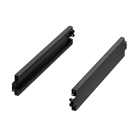 Rittal Stahl Rack-Frontplatte x 20TE, Schwarz, Packung a 2 Stück