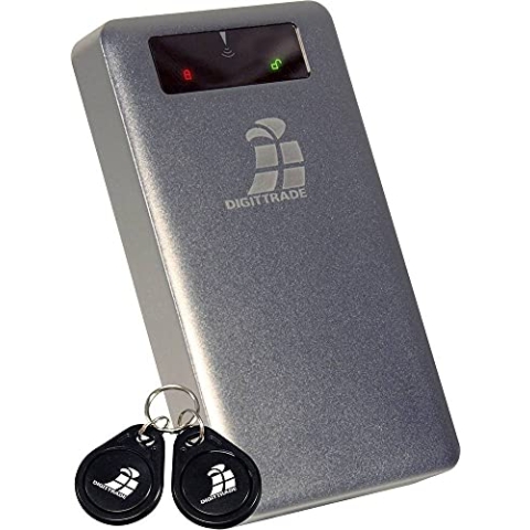 Digittrade RS256 1TB RFID Security externe Festplatte (6,4 cm (2,5 Zoll), 5400rpm, USB 3.0, 256-Bit AES Verschlüsselung, Anti-Schock)