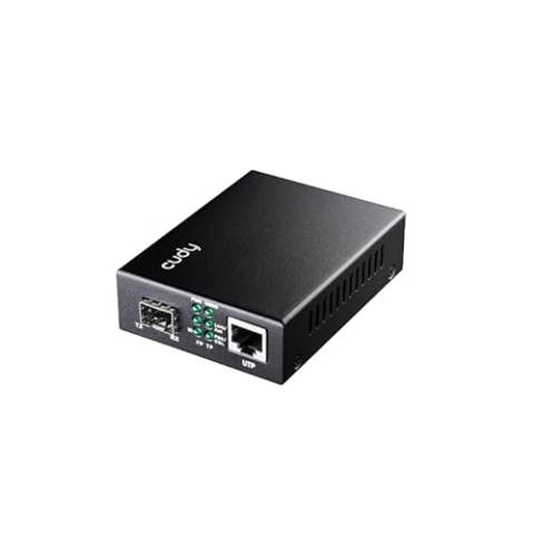 CUDY MC220P - 10/100/1000M Gigabit PoE+ Fiber Optic to RJ45 Konverter