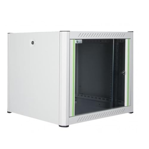 Logon RWP12U45BL Rack zur Wandmontage, 12 U, Schwarz, Regale (Wandmontage, 12 U, Glas, Schwarz, 48,3 cm (19 Zoll), Passiv)