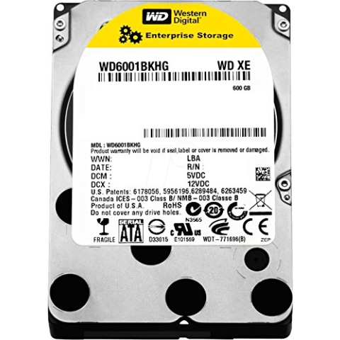 Western Digital WD6001BKHG - WD XE 600GB 2.5IN - SAS 6GB/S 32MB CACHE 10K RPM IN