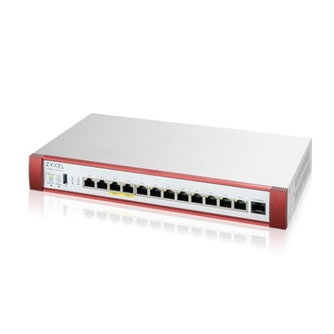 Zyxel USGFLEX500H ZyWALL High Speed Cyber Security Firewall | 1 Jahr UTM Security Pack | 4x Multi-Gig 2.5G (2x PoE+) | VPN | Business Class | Bis zu 300 Benutzer | Nebula Cloud