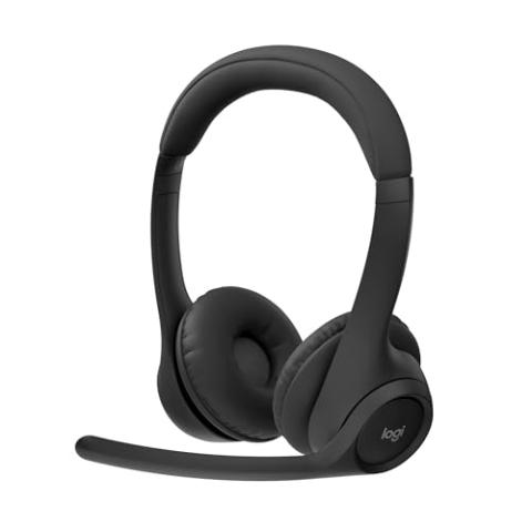 Logitech Zone 305 for Business, kabelloses Bluetooth-Headset mit Mikrofon, für Microsoft Teams, kompatibel mit Windows, Mac, Chrome, Linux, iOS, iPadOS, Android - Schwarz