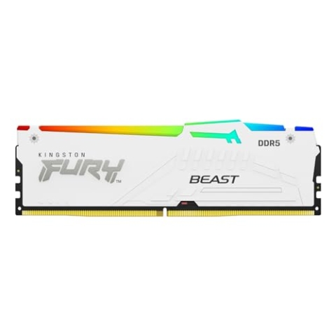 Kingston FURY Beast Weiß RGB EXPO 32GB 5600MT/s DDR5 CL36 DIMM Desktop Gaming Speicher kit mit 2 - KF556C36BWEAK2-32
