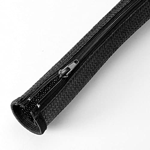 Vivolink Pro Expandable Sleeve Black w. Zipper 20mm 4.8m, PROZIPSLEEVE2048