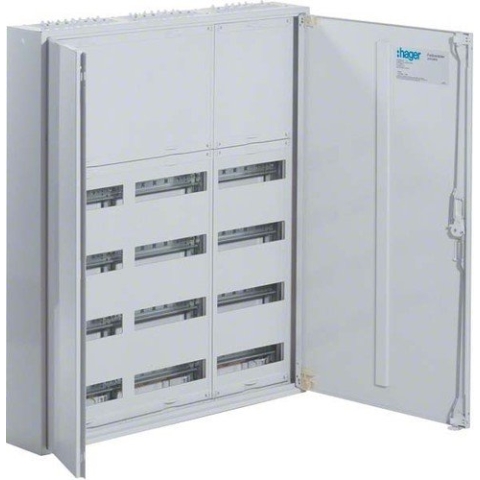 Hager FWB62 N Zubehör Rack-Rack – Zubehör (weiß, 1 Stück (S), 500 mm, 160 mm, 950 mm), Schwarz