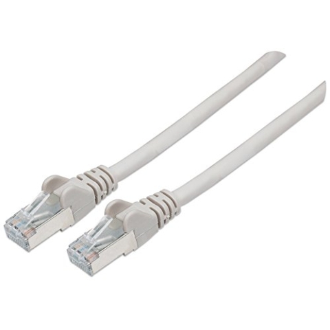 Intellinet 317399 Netzwerkkabel Cat6A SFTP 100% Kupfer RJ-45 Stecker/RJ-45 Stecker, 30 m grau