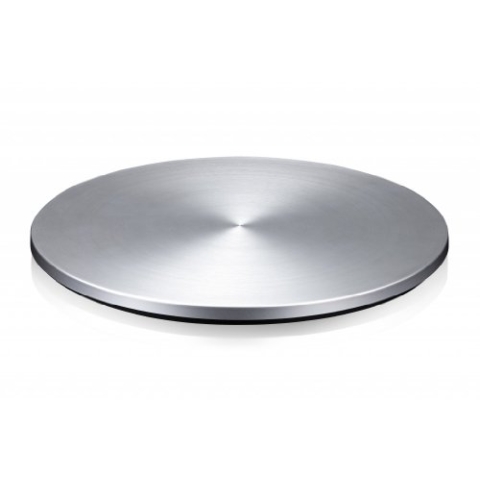 Just Mobile AluDisc I 360° Monitorhalterung I Design-Ständer aus Aluminium I für iMac (silber)